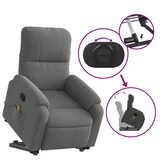 thumbnail of vidaXL Massagesessel mit Aufstehhilfe Dunkelgrau Mikrofasergewebe