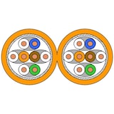 thumbnail of 100 Mtr. Draka Comteq (DNT) TN-7000-2 Kat.7 orange 60064586-Cca-Sp100