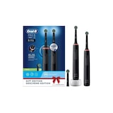 thumbnail of Brosse A Dents électriques Oral-b Pro 3 3900 - Lot De 2 - 2 Manches Noirs - 3 Brossettes - Conçues Par Braun