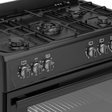 thumbnail of Wiggo WO-E903B(BB) Vrijstaande Gasfornuis - 90 cm - Zwart