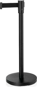 thumbnail of WAS Germany - Abgrenzungspfosten Ecoflex, schwarz lackiert, 2 m, schwarz, Edelstahl