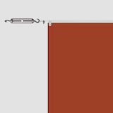 thumbnail of vidaXL Senkrechtmarkise Terrakotta 140x800 cm Oxford-Gewebe