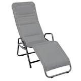 thumbnail of MFG Freizeitmöbel, "Bäder- und Sauna-Liege", Gestell: anthrazit, Bezug: grau