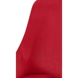 thumbnail of Chaise de salle à manger Elmira velours Rouge/métal or