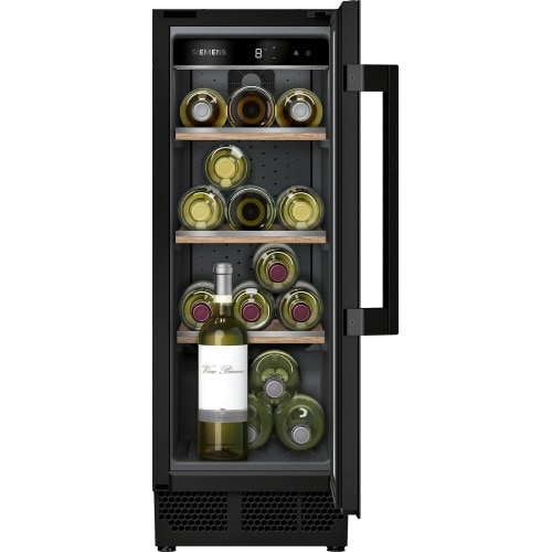 Siemens KU20WVHF0 Weinkühlschrank iQ500 82x30cm in elegantem Schwarz