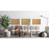 thumbnail of ALLBoards Lavagna in Sughero con Cornice Bianco in Legno 90x60cm, Bacheca Sughero per Puntine Spille Memoboard