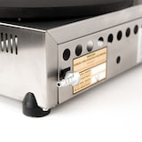 thumbnail of Romux® Máquina de Facer Crepes a Gás Profissional Simple de Bancada em Aço Inox com 1 Placa de Ferro Fundido de 40 cm Ø | Crepeira - 3000 W