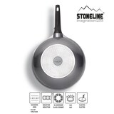 thumbnail of STONELINE® Imagination PLUS Wok 30 cm, mit abnehmbarem Griff, mit Glasdeckel