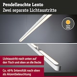 thumbnail of Paulmann LED Pendelleuchte Lento   2700K 1800lm 42W Weiß matt dimmbar 79901