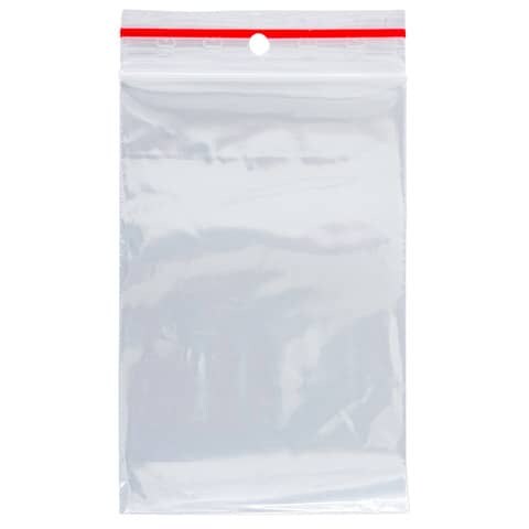 Druckbandbeutel 80x120mm 100ST transparent ohne Schreibfeld