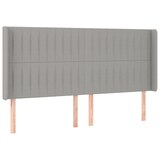 thumbnail of vidaXL Boxspringbett mit Matratze & LED Hellgrau 160x200 cm Stoff