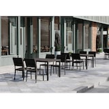 thumbnail of METRO PROFESSIONAL Cadeira empilhável Gastro Balsario, alumínio/PE rattan, preto