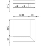 thumbnail of OBO Bettermann Außeneck GS-AA90210RW 6278110