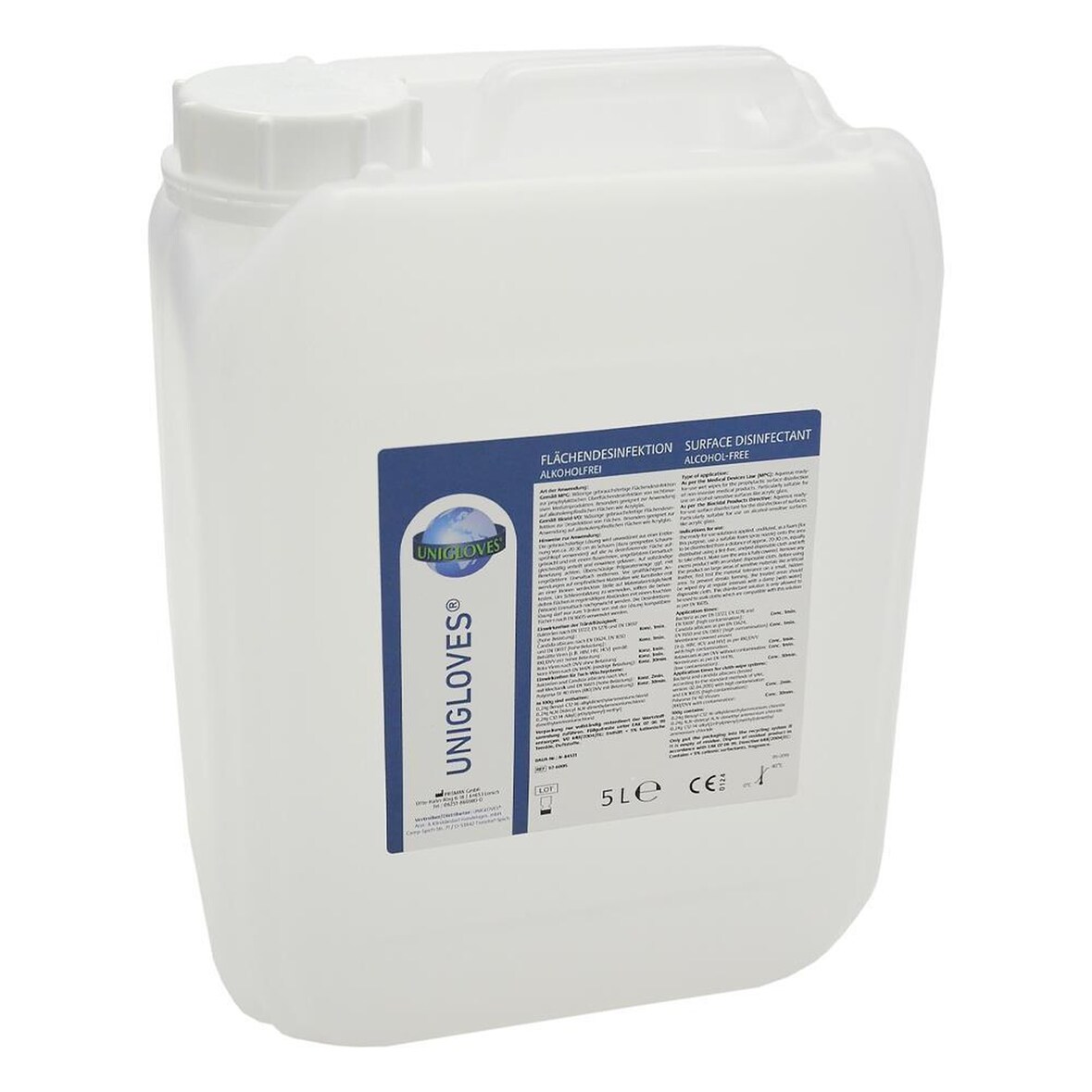 Unigloves Flächendesinfektion - gebrauchsfertig - alkoholfrei - 1 x 5 L