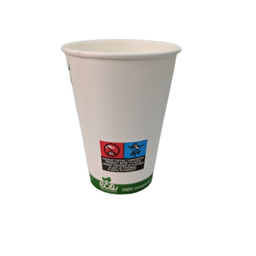 1000 Eco-Becher Automatenbecher Kaffeebecher ø 69 x 92 mm 180 ml