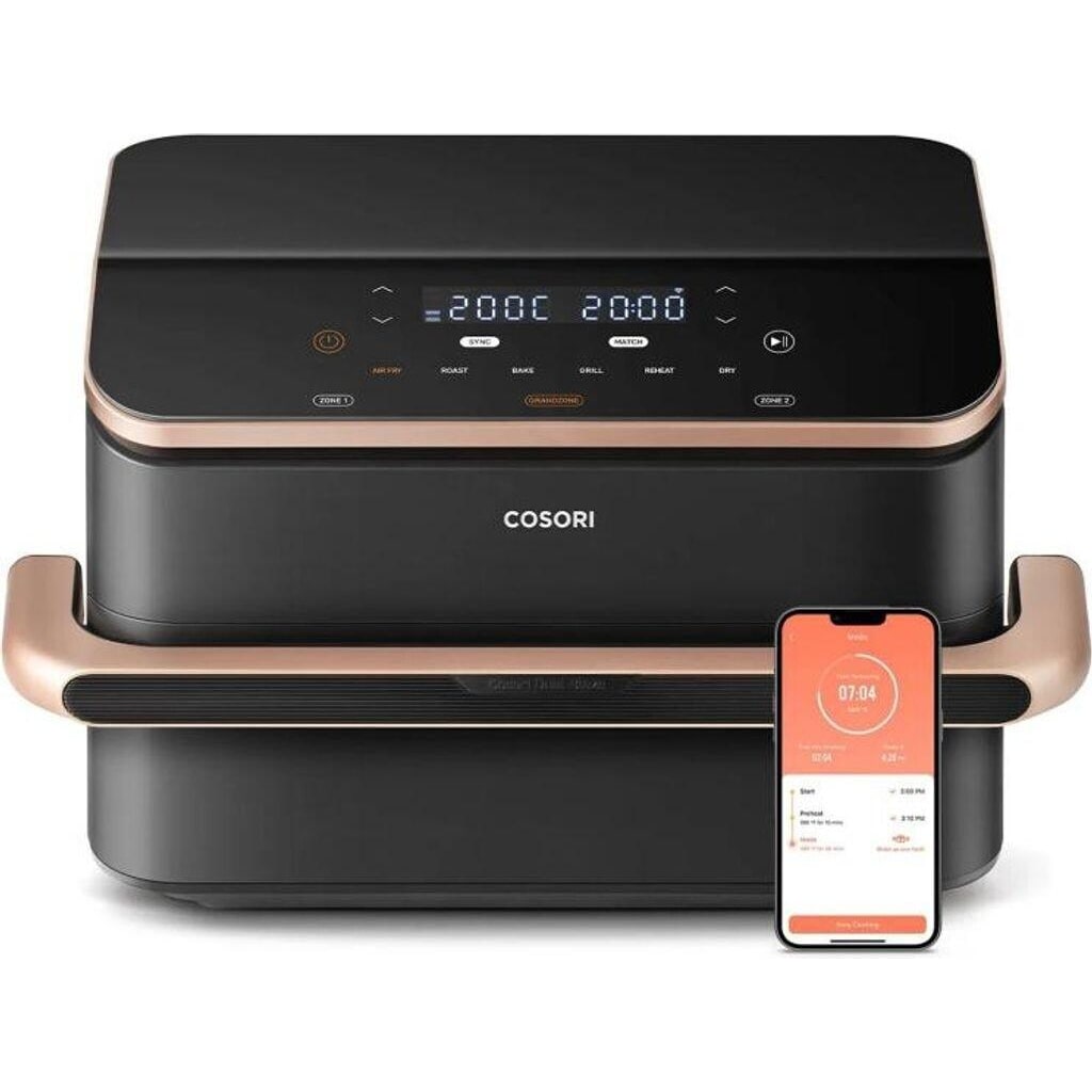 COSORI Dual Blaze Twinfry Heißluftfritteuse 10L 2800W