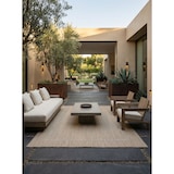 thumbnail of Teppich Balkon Unifarben Pflegeleicht Waschbar Strapazierfähig Terrasse Küche Läufer Beige 80x250 cm OEKO-TEX – ALSTER von Kadima Design