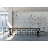 thumbnail of Consolle allungabile 90x40/300 cm Diago Premium Noce telaio Antracite