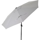 thumbnail of SIENA GARDEN Bosco Mittelstockschirmanthrazit/hellgrau Ø 300 cm