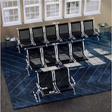 thumbnail of Wachtbank Airport zwart/2-zits