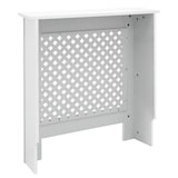 thumbnail of ECD Germany Heizkörperverkleidung Wabenmuster 78x19x82 cm Weiß, MDF lackiert, Heizungsverkleidung Heizkörperabdeckung für Wohnzimmer & Schlafzimmer