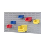 thumbnail of PROREGAL Trägersystem Graue Systemplatte mit 45x leitfähigen Sichtlagerboxen 1.0 | Maße HxB 50x100cm | Sichtlagerbox, Sichtlagerbehälter