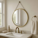 thumbnail of WellHome - Miroir rond mural Ø29cm en couleur dorée