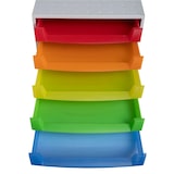 thumbnail of Exacompta 221098D 1x THE BOX, ladenbox met 5 open laden voor DIN A4+ documenten, harlekijn-transparant