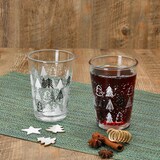 thumbnail of 2er Set TREE GREY Weihnachtsbaum Weihnachtsgläser mit schwarzen & weißen Tannenbäumen – 817348