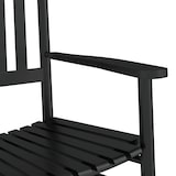 thumbnail of vidaXL Schaukelstuhl mit Gebogener Sitzfläche Massivholz Pappel, Gartenstuhl, Outdoor Stuhl, Outdoor Schaukelstuhl, Terrassenstuhl
