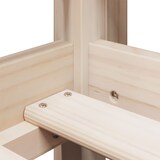 thumbnail of vidaXL Hochbett mit Leiter und Dach 90x200 cm Massivholz Kiefer