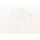 thumbnail of Eisentisch Zarina, 50 x 45 cm weiß