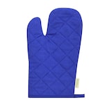 thumbnail of Blauwe handschoen van biologisch katoen met rubberen coating