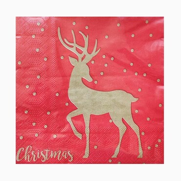 Conjunto de 20 Guardanapos de Papel CHRISTMAS REINDEER | Makro