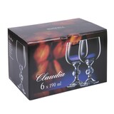 thumbnail of Verre à eau Claudia Panto 19 cl x6 -  19.00 cl Transparent / Cristal Rond Verre Cristallin Table Passion 7.00x7.00 cm