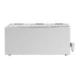 thumbnail of Helloshop26 - Professionele bain-marie/voedselwarmer 600 watt 3 x GN 1/3 aftapkraan 14_0004219