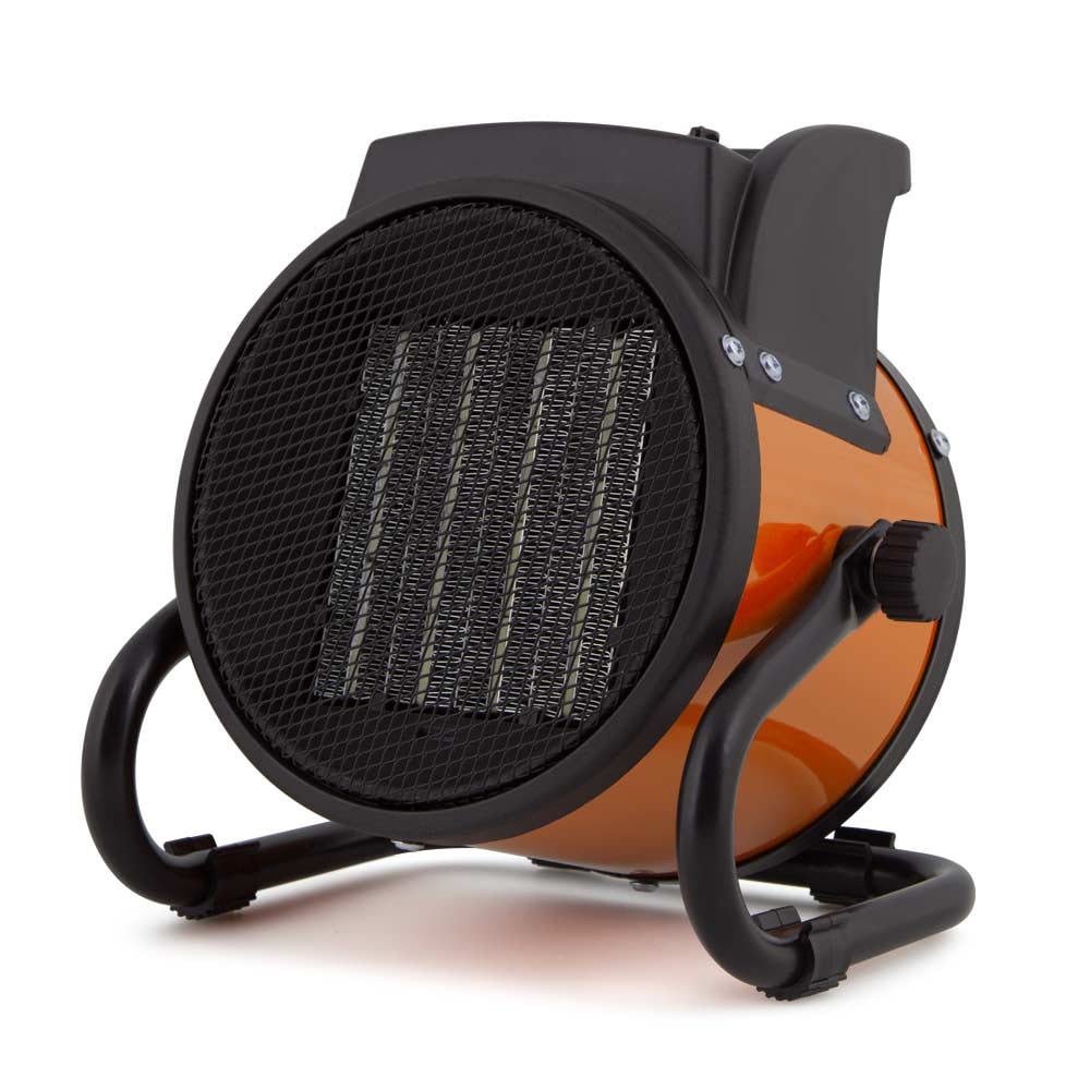 Aquecedor profissional de cerâmica Orbegozo FHR 2040, 2 potências de aquecimento, função de ventilador, corpo metálico, 2000 W