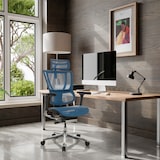 thumbnail of Bürostuhl / Chefsessel ERGOHUMAN SLIM GEN2 Netzstoff blau hjh OFFICE
