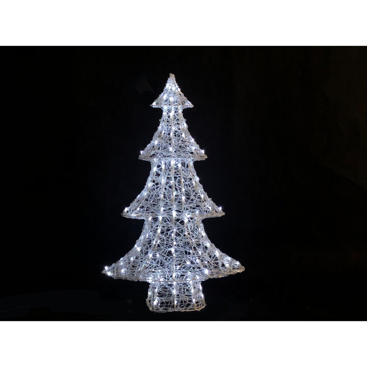 Tarrington House Acryl-Weihnachtsbaum, Kupfer/ PVC, 85 x 25 x 150 cm, 160 LED, 3.6 W, kaltweiß