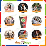 thumbnail of DayBays 1000 Stk. Kaffeebecher 16oz/400ml Ø9cm " Coffee To Go Becher " Pappe mit PE-beschichtet