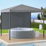 thumbnail of Stoff Whirlpool Pavillon KABRU - 220cm x 280cm, grau