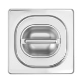 thumbnail of HENDI Gastronorm-Deckel mit Silikonrand, Profi Line, GN 1/6, 176x162mm