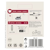 thumbnail of Paulmann Möbeleinbauleuchten Micro Line Structure rund 66mm max. 20W12V dimmbarEisen gebürstet 98449
