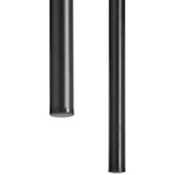 thumbnail of tectake Poltrona Doé, imbottita, gambe in acciaio - 405473