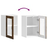 thumbnail of vidaXL Küchen-Hängeschrank mit Glastür Porto Räuchereiche