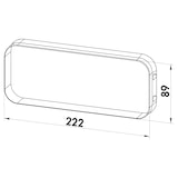 thumbnail of Naber P-Klima-E flow 150 Mauerkasten, weiß, Edelstahl 4051079 150 mm