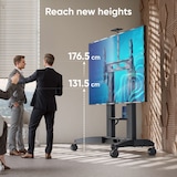 thumbnail of ONKRON Soporte TV con Ruedas, Altura Regulable, para Pantallas 70-110", hasta 130 kg, VESA 1000x600, Pie de TV Universal TS2821-B Negro
