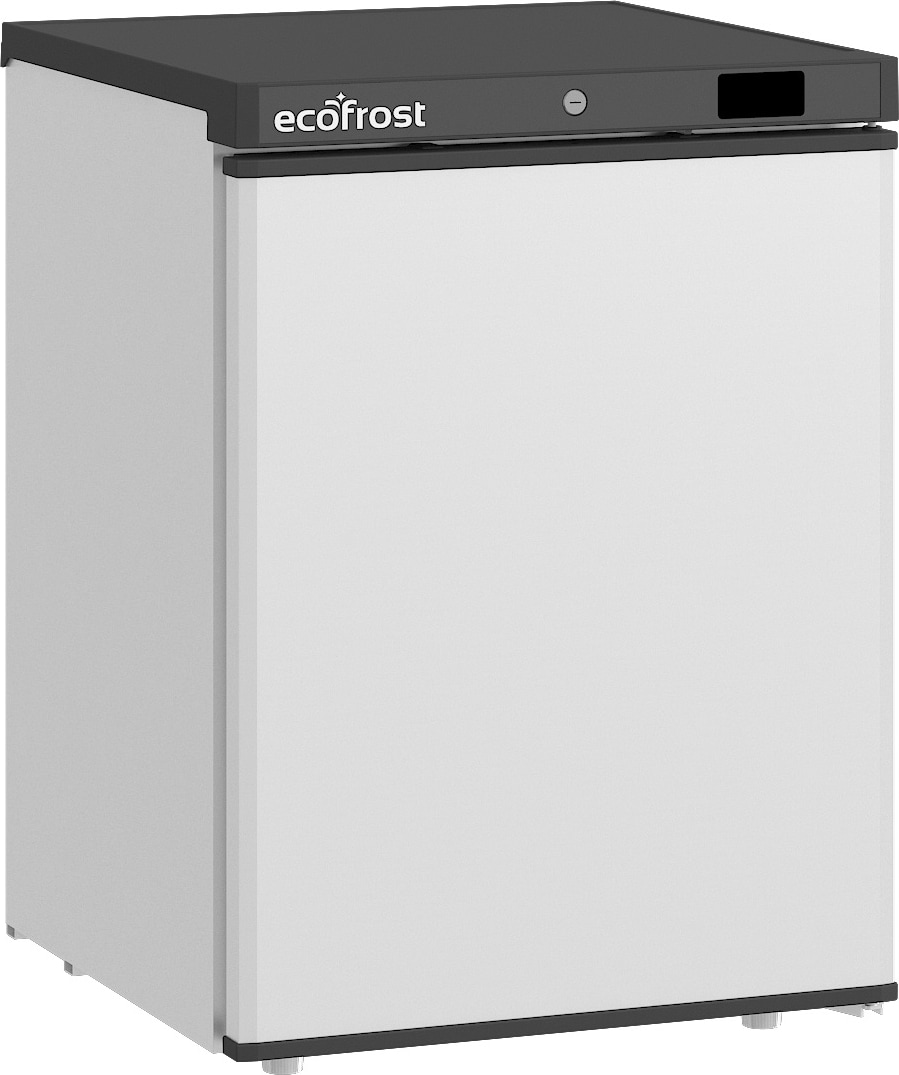 Kühlschrank Weiß 200 Liter Statisch mit Ventilator und Digitalanzeige - Ecofrost - Combisteel