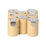 thumbnail of Akkupack Würth BS96-A Solid SD 07009802 9,6 V Panasonic 2,2Ah NiMH Selbsteinbau