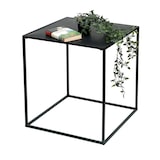 thumbnail of DanDiBo Couchtisch Schwarz Metall L Beistelltisch Wohnzimmer 96252 Tisch Beistelltisch 52 cm Sofatisch Küchentisch Modern